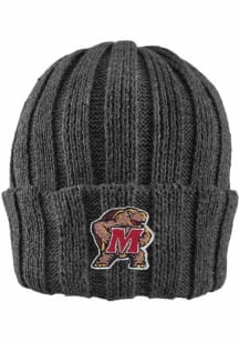 LogoFit Maryland Terrapins Charcoal Watchman Womens Knit Hat