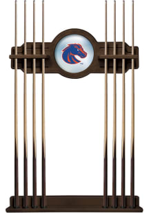 Boise State Broncos Solid Wood Cue Rack Pool Table