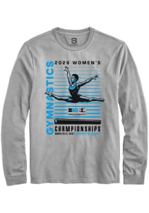 Summit Sportswear Big Ten Grey 2026 Women's Gymnastics Championships Long Sleeve T Shirt