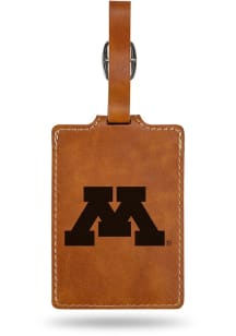 Minnesota Golden Gophers Brown Laser Engraved Luggage Tag