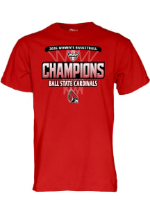 Blue 84 Ball State Cardinals Cardinal 2026 MAC Women's Basketball Regular Season Champions Short S..