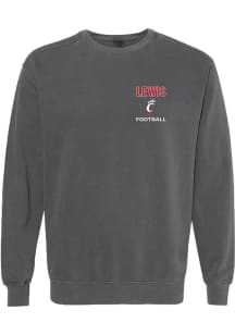 Cincear Lewis  Rally Cincinnati Bearcats Mens Black Football NIL Embroidered Long Sleeve Crew Swea..