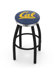 Cal Golden Bears Chrome Seat Pub Stool - Black