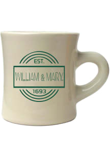 William & Mary Tribe 10oz Diner Ceramic Mug - White