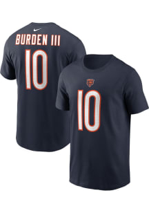 Luther Burden III Chicago Bears Navy Blue Home Short Sleeve Player T Shirt