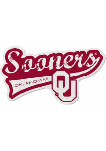 Oklahoma Sooners Distressed Team Logo Pennant - Crimson