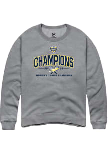 Summit Sportswear Toledo Rockets Mens Graphite MAC 2026 Women's Tennis Champions Long Sleeve Crew..