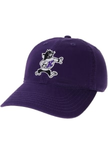 K-State Wildcats Football Relaxed Twill Adjustable Hat - Purple