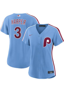 Bryce Harper Philadelphia Phillies Womens Replica Alt Jersey - Light Blue