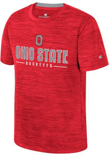 Colosseum Ohio State Buckeyes Youth Red Anderson Short Sleeve T-Shirt