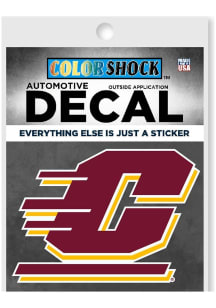 Central Michigan Chippewas Main Mark Auto Decal - Maroon