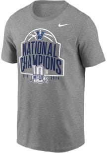 Nike Villanova Wildcats Grey 2016 Mens Basketball National Championship 10th Anniversary Short Sle..