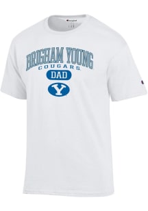 Champion BYU Cougars White Dad Pill Jersey Short Sleeve T Shirt