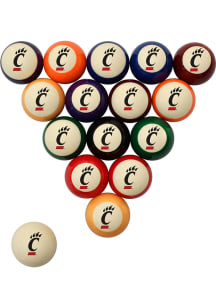 Cincinnati Bearcats Team Logo Billiard Balls