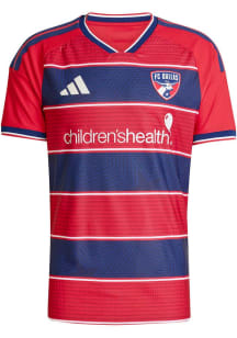 FC Dallas Mens Adidas Authentic Soccer Authentic Home Jersey - Red