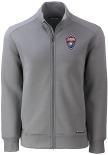 Cutter and Buck Colorado Rapids Mens Graphite Roam Long Sleeve Zip