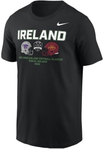Nike K-State Wildcats Black Football Aer Lingus College Football Classic Short Sleeve T Shirt