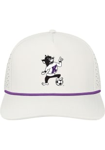 Legacy K-State Wildcats Soccer Cut Above Adjustable Adjustable Hat - White