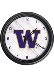 Washington Huskies Outdoor LED Wall Clock