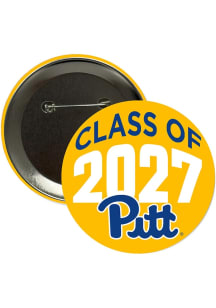 Pitt Panthers 3" Class of 2027 Button - Blue