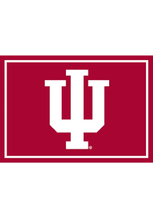 Indiana Hoosiers 3x4 Area Rug Interior Rug - Red