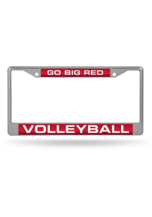 Nebraska Cornhuskers Scarlet Red  Car Accessory License Plate