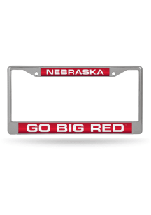 Nebraska Cornhuskers Red  Car Accessory License Plate