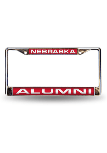 Nebraska Cornhuskers Silver Alumni Car Accessory License Plate