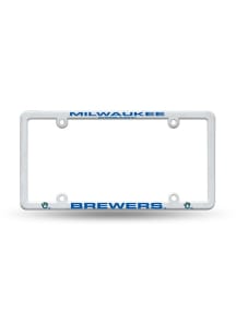 Milwaukee Brewers  License Plate Frame - Navy Blue