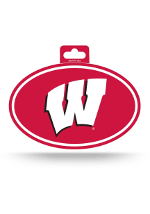 Wisconsin Badgers Oval Stickers -