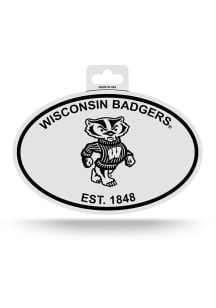 Wisconsin Badgers Oval Stickers -