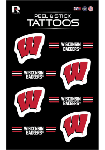 Wisconsin Badgers Vertical Tattoo
