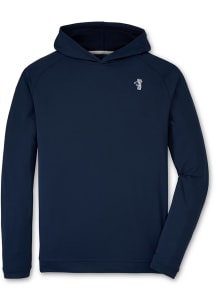Peter Millar UConn Huskies Mens Navy Blue Pine Gold Jonathan Long Sleeve Hoodie