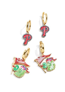 Philadelphia Phillies Set Womens Earrings