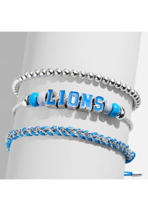 BaubleBar Detroit Lions Stack of 3 Womens Bracelet