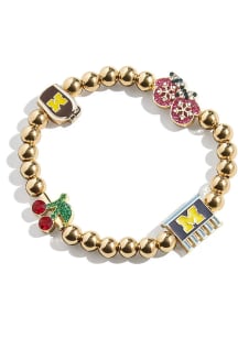 BaubleBar Michigan Wolverines Mixed Icon Pisa Womens Bracelet