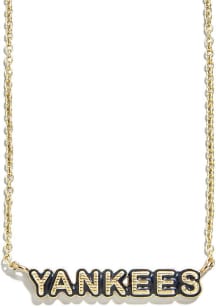 BaubleBar New York Yankees Delicate Enamel Womens Necklace
