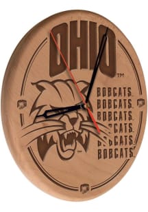 Ohio Bobcats Laser Engraved Wall Clock