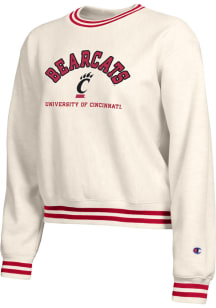 Champion Cincinnati Bearcats Womens Red \C3054 Crew Sweatshirt