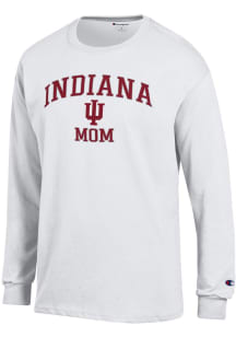 Champion Indiana Hoosiers White Mom Jersey Long Sleeve T Shirt