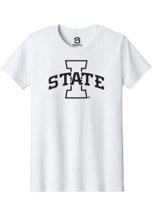 Summit Sportswear Iowa State Cyclones Youth White Tonal Primary Short Sleeve T-Shirt