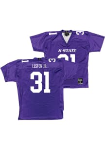 Monterrio Elston   K-State Wildcats Purple NIL Purple Football Jersey