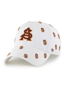 47 Arizona State Sun Devils White Confetti Clean Up Womens Adjustable Hat