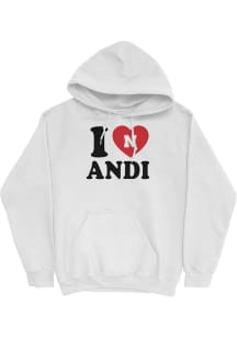Andi Jackson Campus Ink Nebraska Cornhuskers Youth I Heart Andi Hoodie Long Sleeve Player Hoodie W..