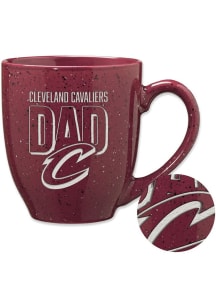 Cleveland Cavaliers Dad 16oz Speckle Ceramic Mug - Maroon