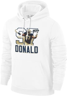 Aaron Donald Pitt Panthers Mens White Retirement Football Player Hood