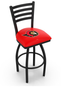 Ottawa Senators High Back Swivel Pub Stool - Black