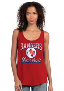 Texas Rangers Womens Red Preseason Tank Top