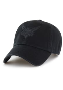 47 Charlotte Hornets Clean Up Adjustable Hat - Black