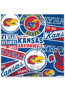 Kansas Jayhawks 6.5" 25 pk Square Napkins